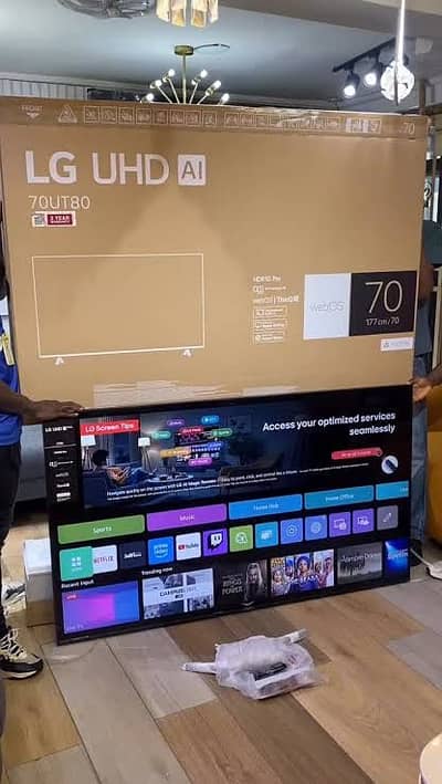 Big Deal 70,, inch LG Webos HUB Latest models 3 Year warranty