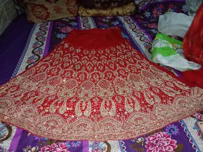 bridal Lehenga in affordable price (only 1 time used)