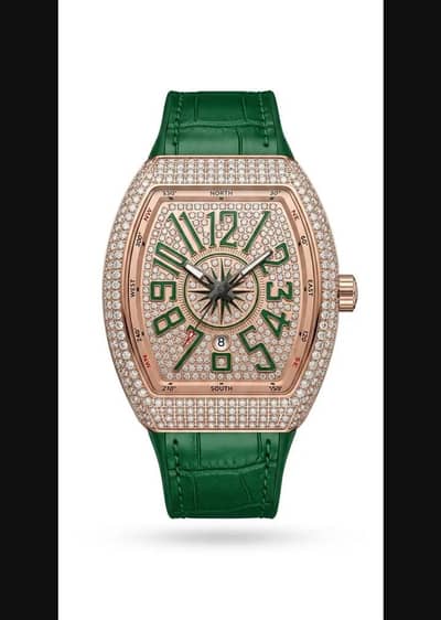 Diamond Stone Men's Luxury Fashion Watch ⌚