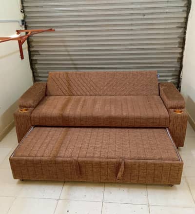 Double Sofa cumbed | (2 in 1 sofa sumbed) | premium quality article |