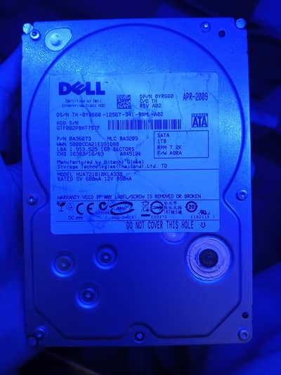 Dell 1TB Harddisk 100% Working