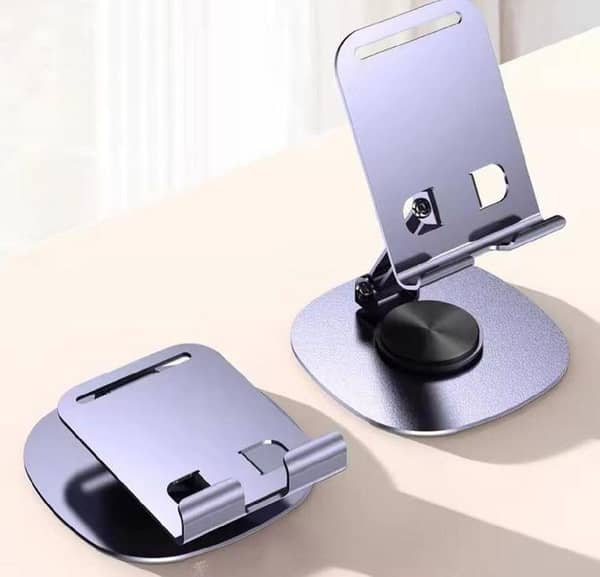 Mobile Phone Stand holder - table stand - office stand - 360° rotation - metal mobile stand - tablet stand