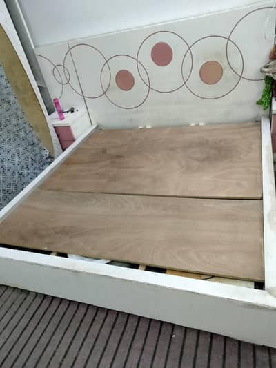 only bed with side table