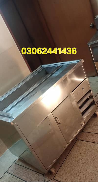 salad bar/ display counter/ top frizzer/ with boxs