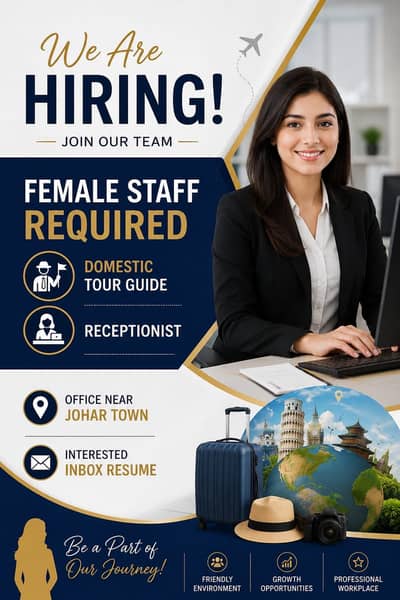 Receptionist and tour guide