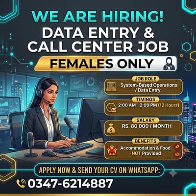 Data entry Call center Job New Company