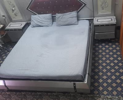 bed and showcase