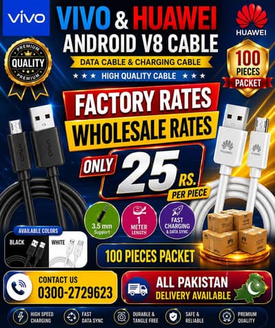  FACTORY RATES PAR DATA CABLES — DIRECT FROM FACTORY! 