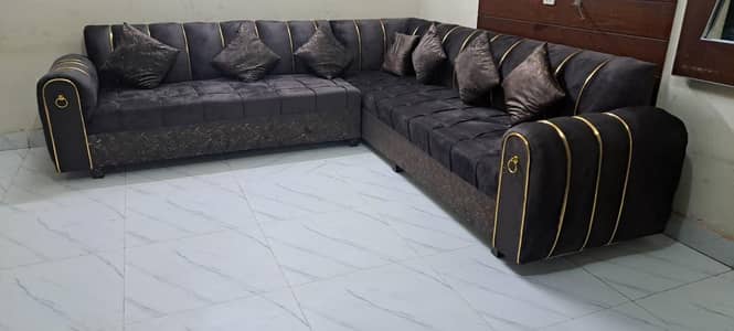 SOFA L SHAPE 7 SEATER BRAND NEW 10.10 CONDITION 03261271600
