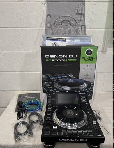 Denon DJ SC5000M Prime Professional Motorized DJ Media Player & Decksa