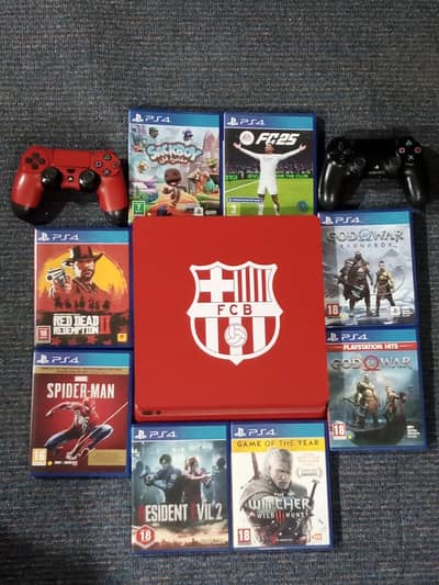 PS4 Slim 1TB Scratchless CUH-2216B Console & Games - Bahria Town