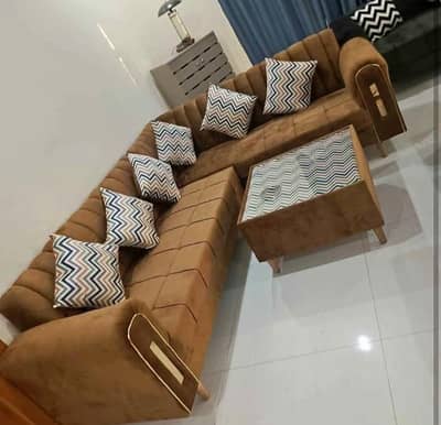 SOFA L SHAPE 7 SEATER BRAND NEW 03281010987