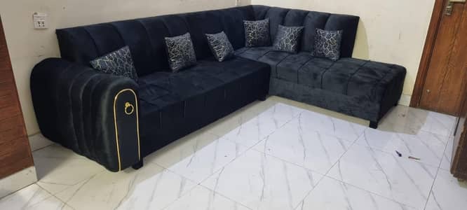 SOFA L SHAPE 6 SEATER BUCKLE STYLE BRAND NEW 03281010987