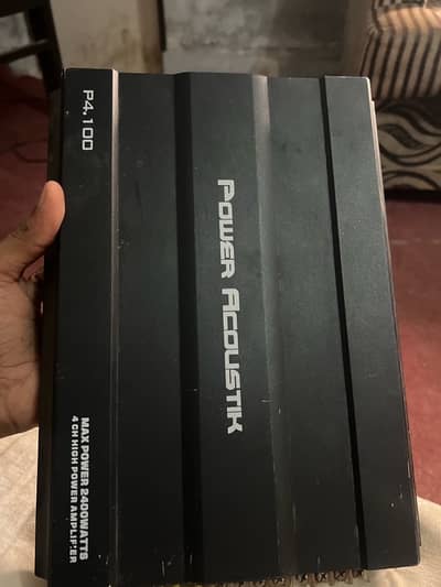 power acoustik 4 channel amp