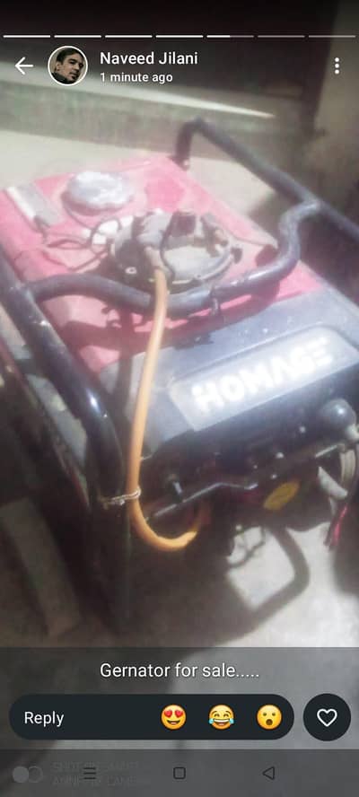 homage generator 2.5 kv