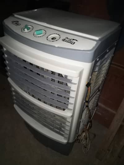 DC Solar Cooler ki condition samny hai