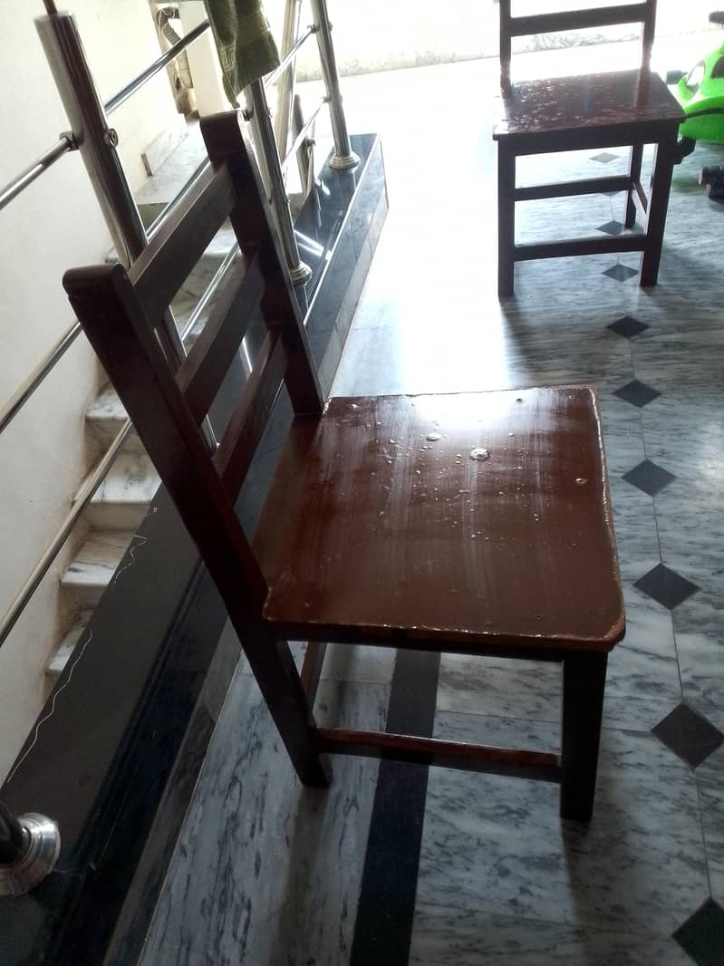 study table 2 chairs 2