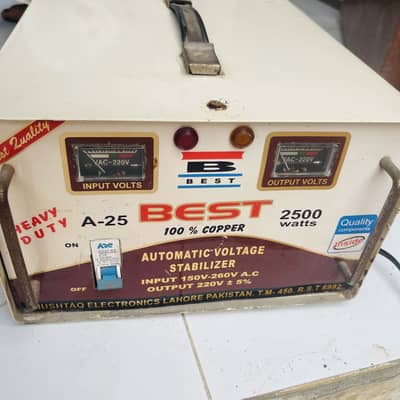 2500 watt Stabilizer for sale