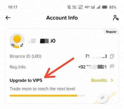 binance acunt