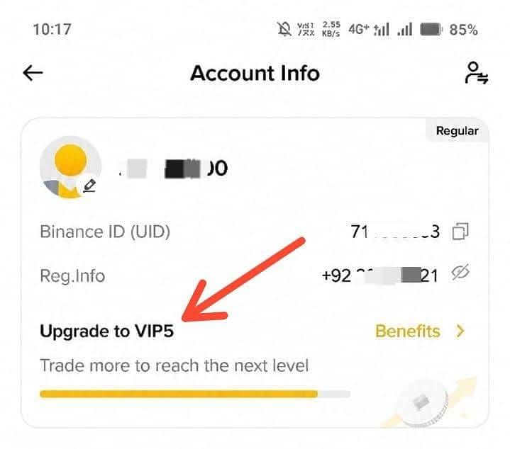 binance acunt 0