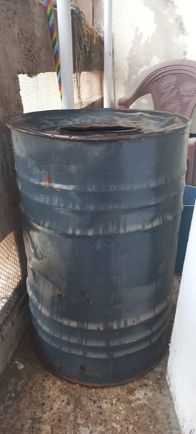 metallic drum water tank