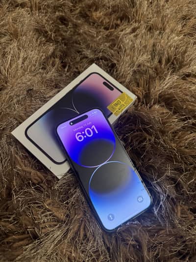 Apple iPhone 14 Pro 10/10 PTA approved 256GB Deep purple