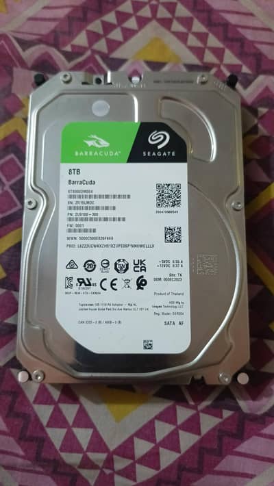 Seagate Hard Drive 8TB 100% Health