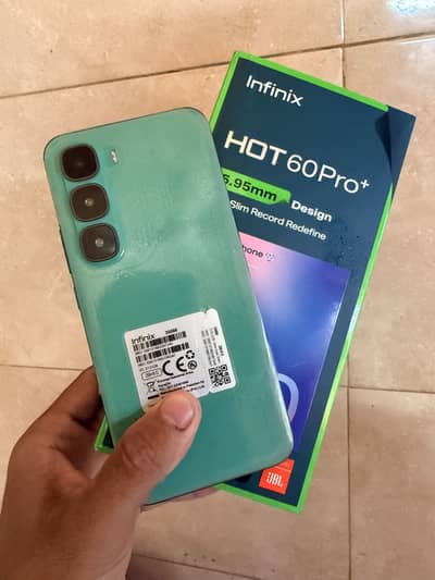 Hot 60 pro plus with box 8/256