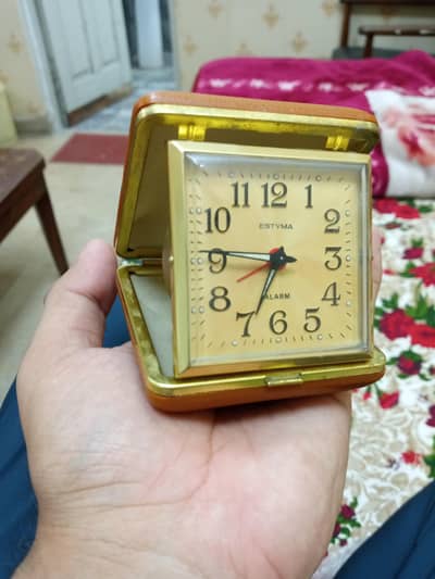 Vintage Estyma Mechanical Clock|| Mint condition