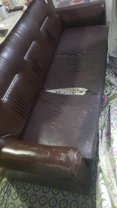 3 seater Leather sofa