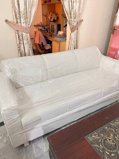 premium luxe white sofa set