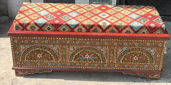 painted storage box