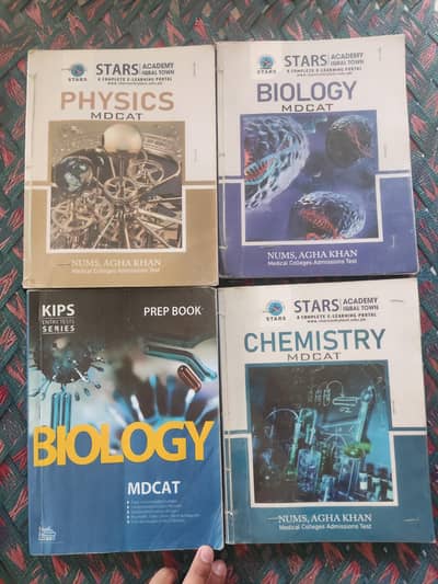 MDCAT BOOKS JUST LIKE NEW one book 1000 ruppes