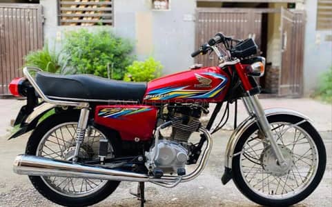 Honda cg 125 genuine condition Golden number