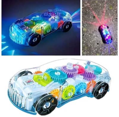 360 rotating musical car toy for kids multicolor plastic toy