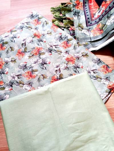 3 piece suit unstitched