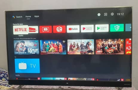 Tcl 55 inch 4k UHD ultra slim Led with all accessories no box price fi