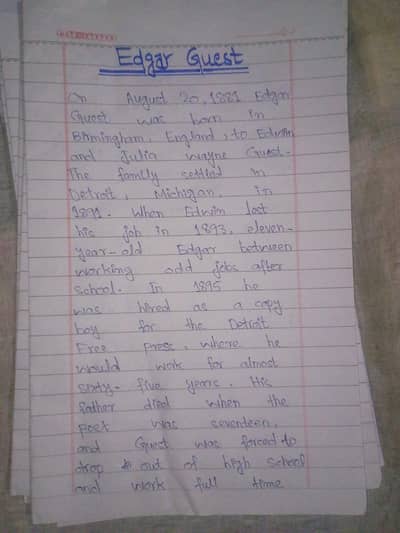 Assignment writing
