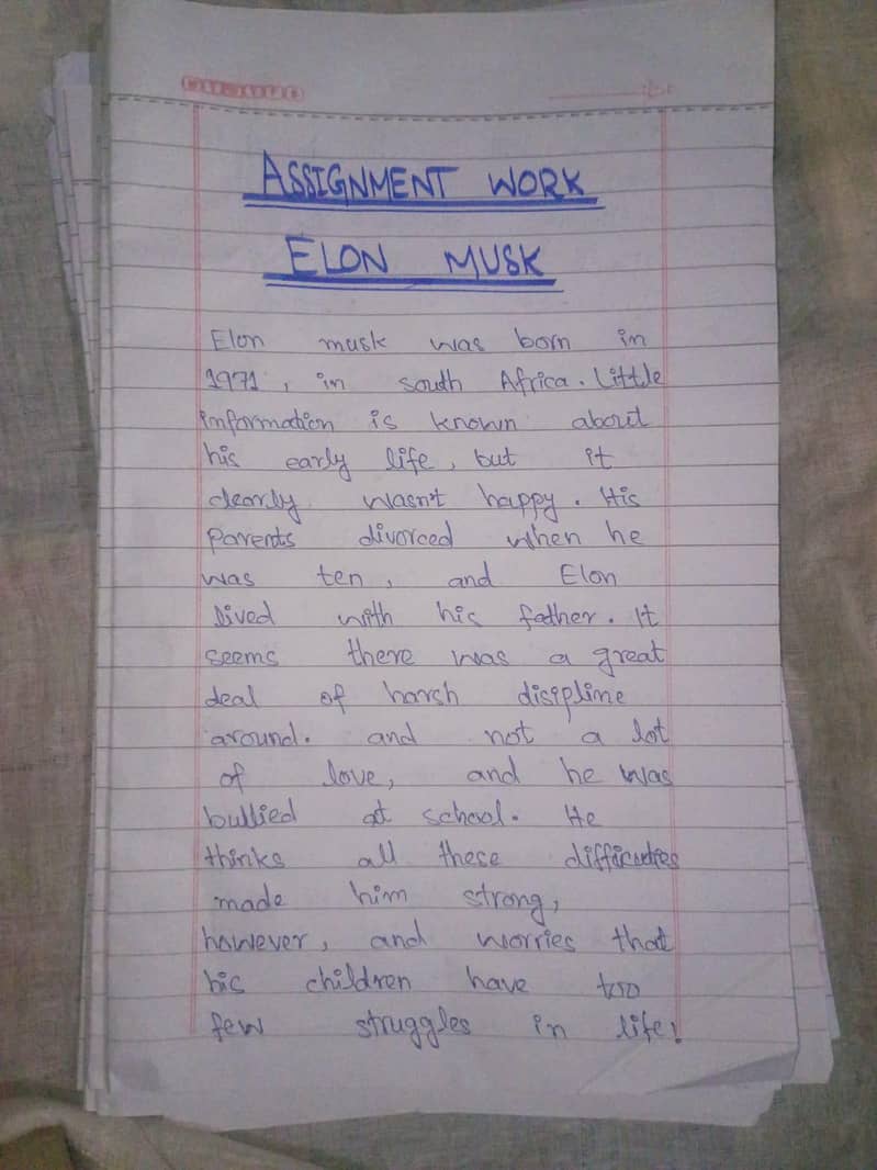 Assignment writing 2