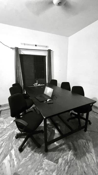 Complete Office Setup 6 Seater Conference Table Size 8’*4’ - 6 Chairs