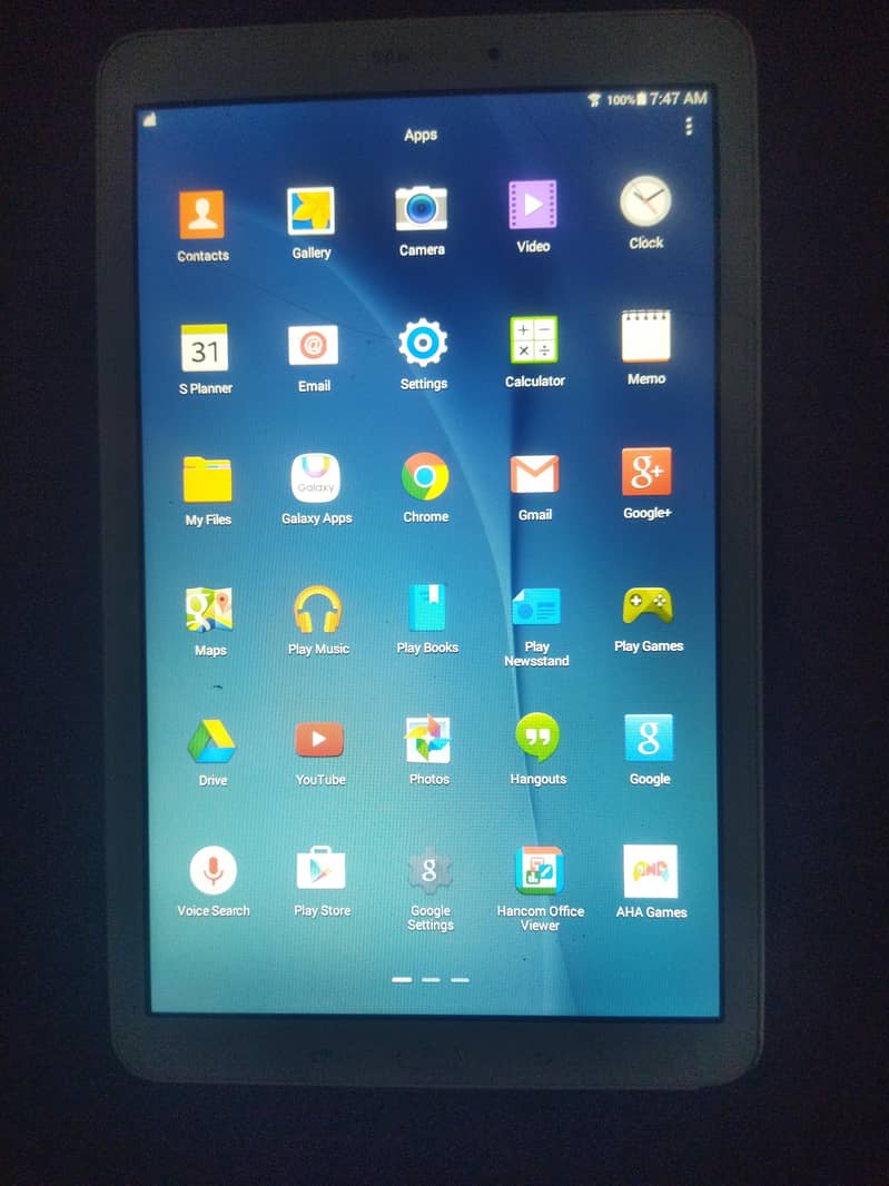 Sumsung galaxy Tab E 3