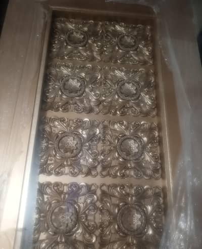 Golden color sofa table brand new