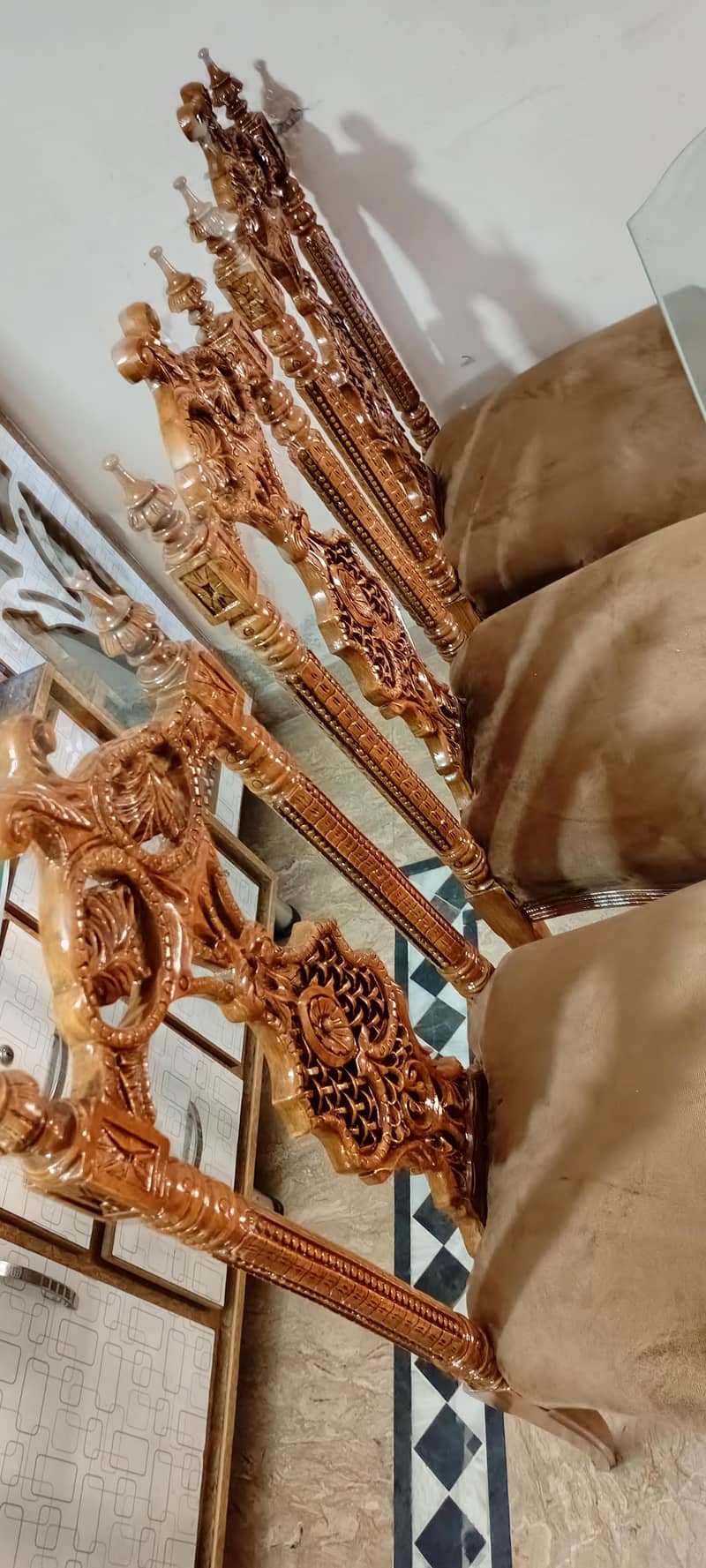 chinioti chairs plus large dining 7