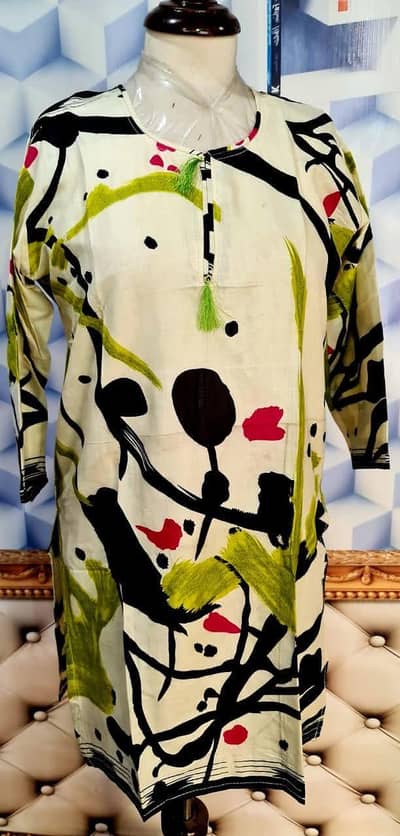 ladies lawn kurti size standard  post read kar ka rabta kari