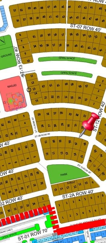 24.5 Marla Category A Plot | Extra Land Paid | Plot #57 Street 9 Sector H | DHA Phase 5 Islamabad | Demand 4 Crore
