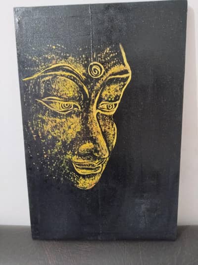 golden face