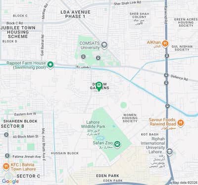 Reserve A Residential Plot Now In Dream Gardens - Block E