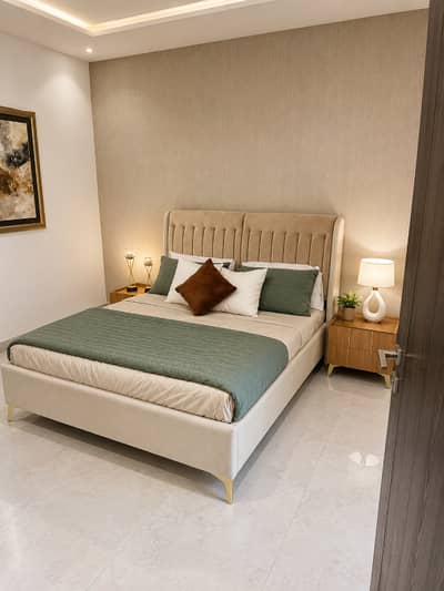 Fully Furnished Apartment On MM Alam Road, Lahore Cheapest Deal In Prime Location!