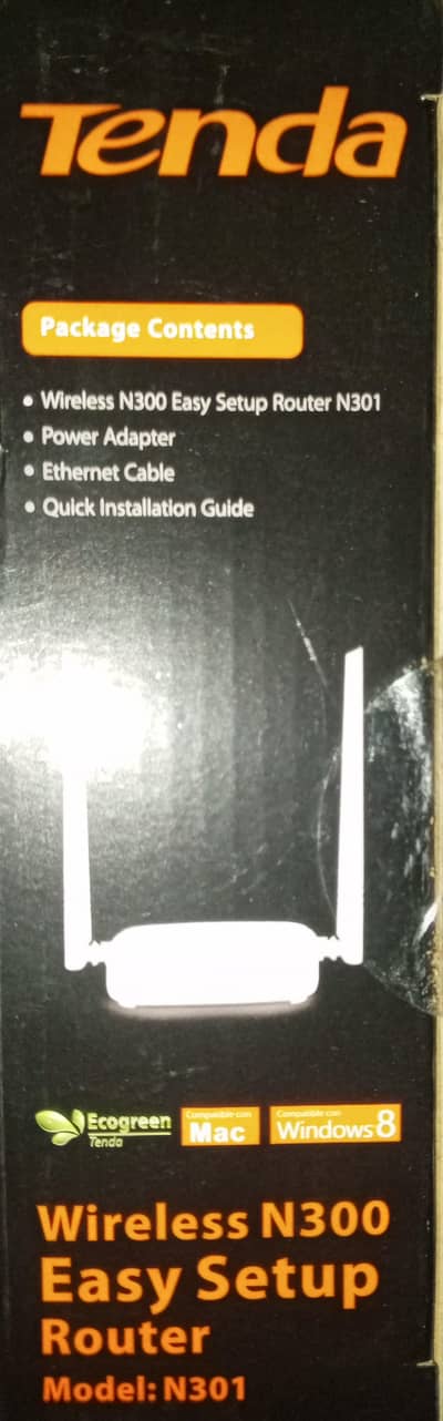 Tenda wireless N300 Easy setup router