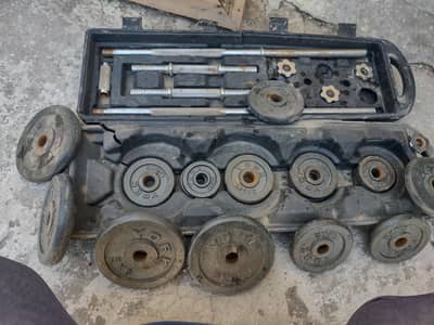 York Adjustable Dumbbell Set – Used – Good Condition Imported